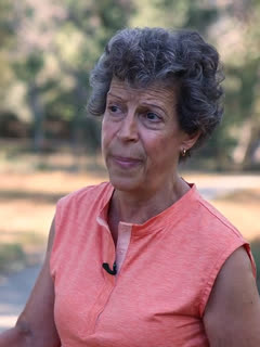Paula Dicharry, outdoors on a Niwot path in late summer.